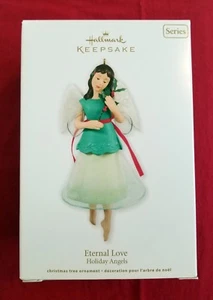 Adorno de recuerdo Hallmark 2011 Amor eterno - Serie Holiday Angels Navidad - Imagen 1 de 5