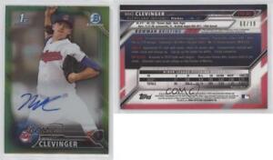 2016 Bowman Chrome Prospects Green Refractor /99 Mike Clevinger Rookie Auto RC