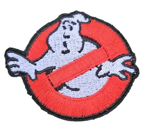 Small Ghostbusters Embroidery Iron or Sew on Cloth Patch Clothes T-Shirts 6.5cm - Picture 1 of 3