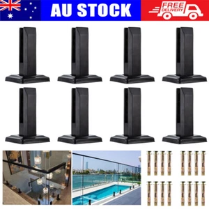 UP 12X Stainless Steel Spigot Glass Fence Clamp Pool Fencing Balustrade Spigots - Picture 1 of 17