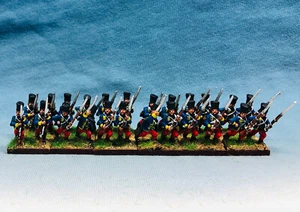 15 mm WGS Guerra de los Siete Años SYW Pintado Austríaco Karlsstädter-Oguliner Grenzer AA27 - Imagen 1 de 8