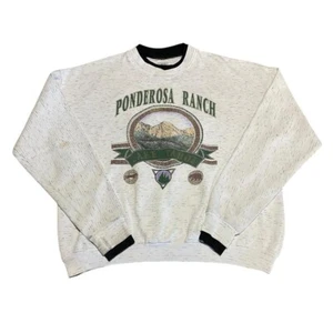 VTG Prairie Mountain Sweatshirt Mens XXL Lake Tahoe Ponderosa Ranch Crewneck USA - Picture 1 of 15