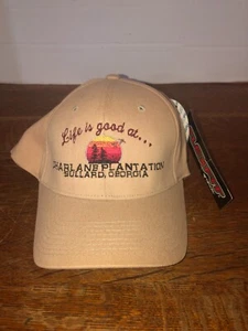 New Truckers Cap-Charlane Plantation Bullard Georgia-AUTOGRAPH-CHUCK LEAVELL - Picture 1 of 7