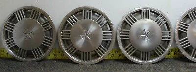 Juego de 4 tapacubos de 14" cubiertas de rueda OEM #466 1988-93 Dodge Dynasty Acclaim (2522) Foto 1 de 4