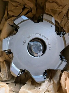 Fresa plana Dijet HEP-7125R-08-40 para fresado de alto voto - Imagen 1 de 2