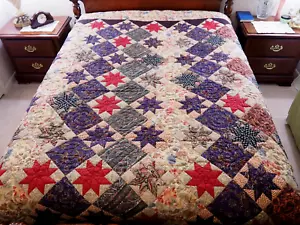 Neu J CLAYTON International SIENNA 100 % Baumwolle Patchwork Quilt Queen Size - Bild 1 von 4