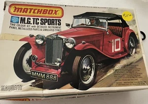 M.G. TC SPORTS MAQUETTE PK-306 Red NIB matchbox 1977 Made in England - Picture 1 of 10