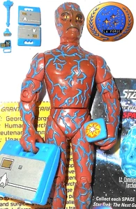 Star Trek Next Generation GEORDI LaFORGE Tarchannen 3 Alien complete playmates - Picture 1 of 6