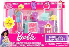 Barbie Has Her Own Boutique Stamper Set For Ages 3 And Up NIB