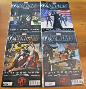 MARVEL THE AVENGERS PRELUDE FURYS BIG WEEK MINI SERIES ISSUES 1 TO 4 - Imagen 1 de 2