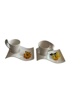 Juego de 2 tazas de café Villeroy & Boch New Wave 12 OZ - Imagen 1 de 10