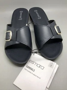 BNWT Esmara Strap and Buckle Sandals - Black - Size UK 6 EUR 39 - Bild 1 von 12