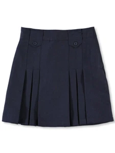 French Toast Big Girls' Pleat and Tab Skirt (Sizes 7 - 20) - Picture 1 of 7