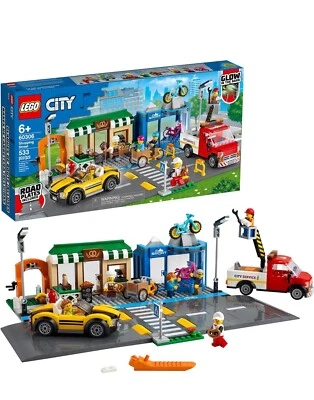 Lego City 60306 Shopping street Brand New! Factory Sealed! With Road Plates!🇺🇸 - Image 1 of 4