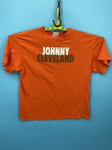 Johnny Manziel Shirt Adult Extra Large Orange Spellout Cleveland Browns Tee EUC - Picture 1 of 8