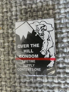 GAG NOVELTY GIFT OVER THE HILL LIFETIME SUPPLY CONDOM - Picture 1 of 2