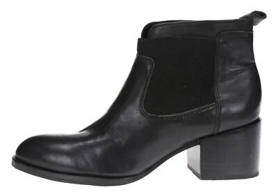 Botas Chelsea CALVIN KLEIN Mujer 'Nev' Cuero Negro Talla 8.5 M 229068 Foto 1 de 4