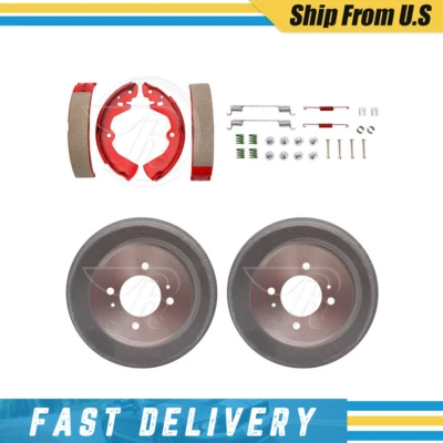 Kit de zapatas de freno y herrajes de batería trasera para Nissan Sentra 1987-1989 Foto 1 de 4