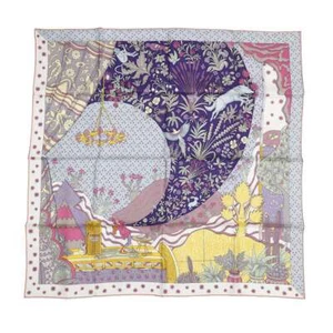 HERMES Scarf Carre LE PREMIER CHANT The starting station Size 90 Silk 100% V... - Picture 1 of 5