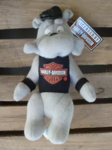 1993 Harley Davidson Motor Cycles Plush Biker Dog - Picture 1 of 9
