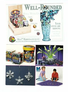Two 1990's Advertising Postcards for Mega Marbles, Postally used - Picture 1 of 2