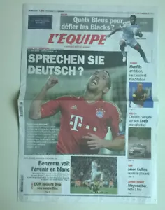 L'EQUIPE N°21 474 du 02/05/2013 - C1 1/2 finale retour: Le Bayern humilie Barça - Picture 1 of 6