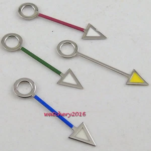 GMT Watch Hands 2.0mm/2.2mm Hole Fit NH34 Mingzhu3804 ETA2836 Movement - Picture 1 of 9