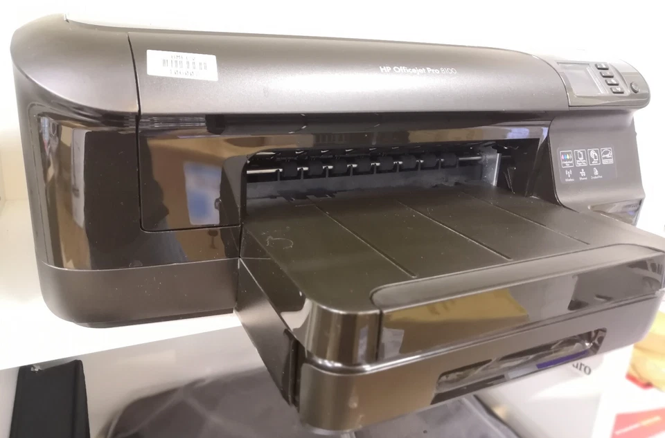 HP Officejet Pro 8100 Drucker Farb Wlan Drucker mit Druckkopf Fehler Teil Defekt - Bild 1 von 4