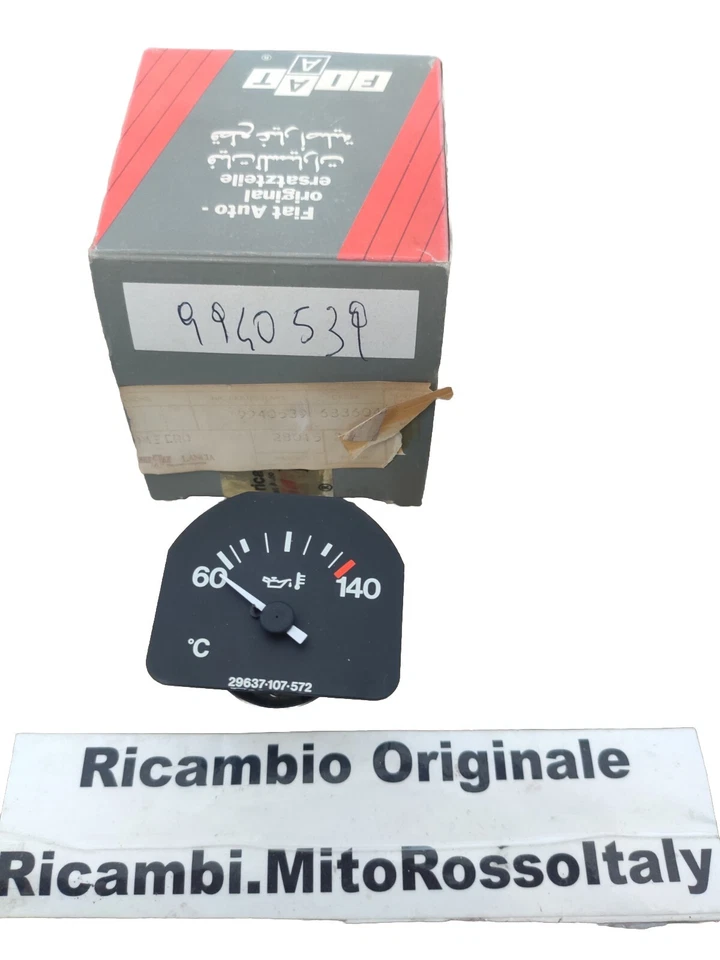 MANOMETRO TEMPERATURA OLIO FIAT UNO TURBO DIESEL 83-87 ORIG FIAT 9940539
