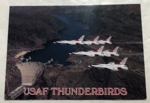 USAF Thunderbirds Over Hoover Dam. Postcard (Z2) - Picture 1 of 2
