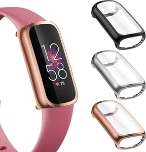 Opakowanie 3 Full Cover Screen Protector TPU Plating Case Zamiennik dla Fitbit Luxe - Zdjęcie 1 z 17