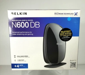 Belkin N600 DB Dual Band Wireless N+ Internet Router Model F9K1102V5 Tested - Picture 1 of 6