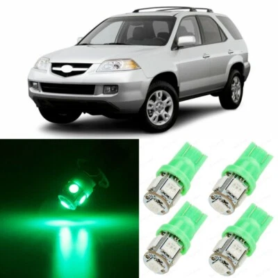 Paquete de 20 luces LED interiores ultra verdes para Acura MDX 2001-2006 + HERRAMIENTA Foto 1 de 4