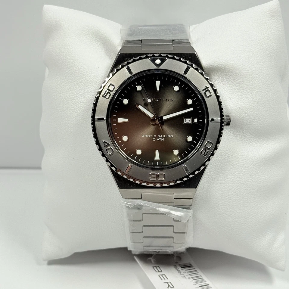 Мужские часы Bering Time Arctic Sailing серый циферблат нержавеющая сталь 18940-777 - Изображение 1 из 4