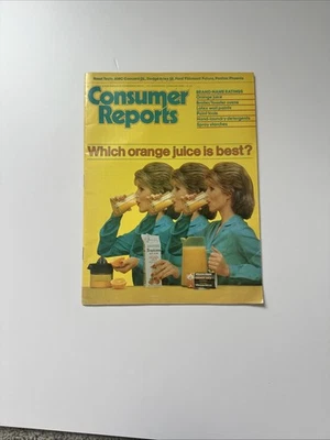 1982 July Consumer Reports Magazine, Which Orange Juice Is Best (MH610) - Image 1 of 3