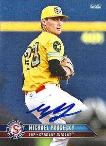 Michael Prosecky Signed 2025 Choice Spokane Indians Team Set Card Auto - Picture 1 of 2