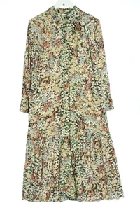 H&M Abito blusa camicia Donna Abito Taglia IT 38 verde-turchese-nero - Foto 1 di 5