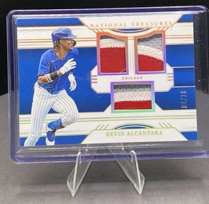 Kevin Alcantara 2024 Panini 8 National Treasures Patch 04/10 Chicago Cubs - Bild 1 von 2