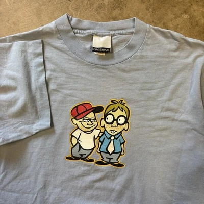 Vintage 90s Fresh Jive Cartoon T Shirt Streetwear Skate Large Single Stitch - Image 1 of 4