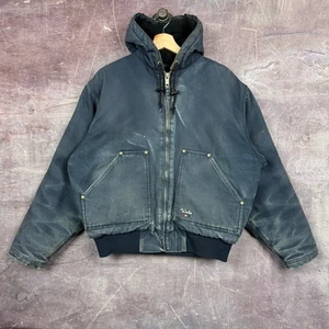 Chaqueta Paredes De Colección Para Hombre Azul Marino L Con Capucha Estilo Activo Trabajo Bombardero Años 90 2277 - Imagen 1 de 10