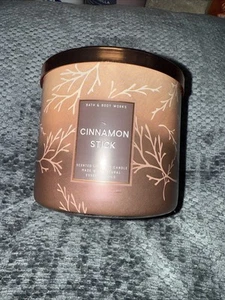 Bath Body Works The White Barn Cinnamon Stick 3 Wick Candle 14.5oz - Picture 1 of 2