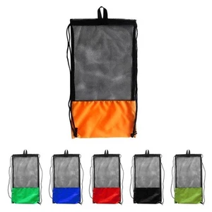 Mesh Schnorcheltasche mit Kordelzug, Aufbewahrung zum Tauchen und Schnorcheln. - Picture 1 of 29