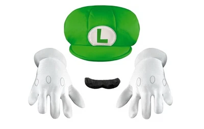 Disguise Luigi Juego de Accesorios para Niños Talla Única Heavy Metal,Blanco Foto 1 de 4