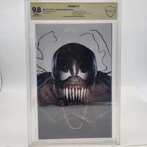 Venom #1 CBCS 9.8 Adi Granov Virgin Variant signed Cates - Bild 1 von 4