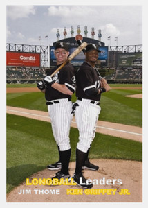 KEN GRIFFEY JR JIM THOME 57 LONGBALL LEADERS ACEOT ART CARD # BUY 5 GET 1 FREE #