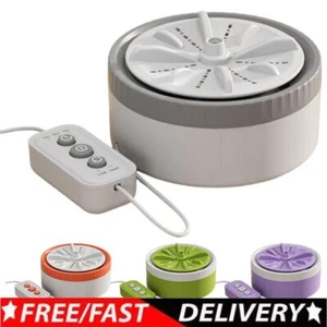 Automatic Mini Laundry Machine Portable Clothes Cleaner Washer for Home Bathroom - Picture 1 of 16