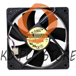 New ADDA AD1212LB-A7BGL 12V 0.24A 120*120*25MM 12CM 4Pin Cooling Fan - Picture 1 of 2