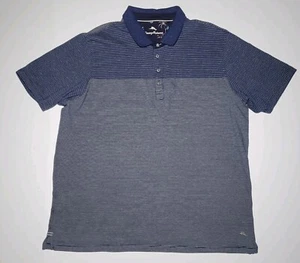 Tommy Bahama Herren Kurzarm Polo blau-weiß gestreift Größe XXL - Bild 1 von 11