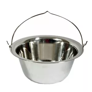 20L original Ungarischer Gulaschkessel Topf Edelstahl neu Wasserkessel Feuertopf - Bild 1 von 7