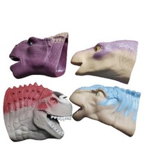 4 Vintage 2000 McDonald’s Disney Dinosaur Movie Full Set Dinosaur Hand Puppets